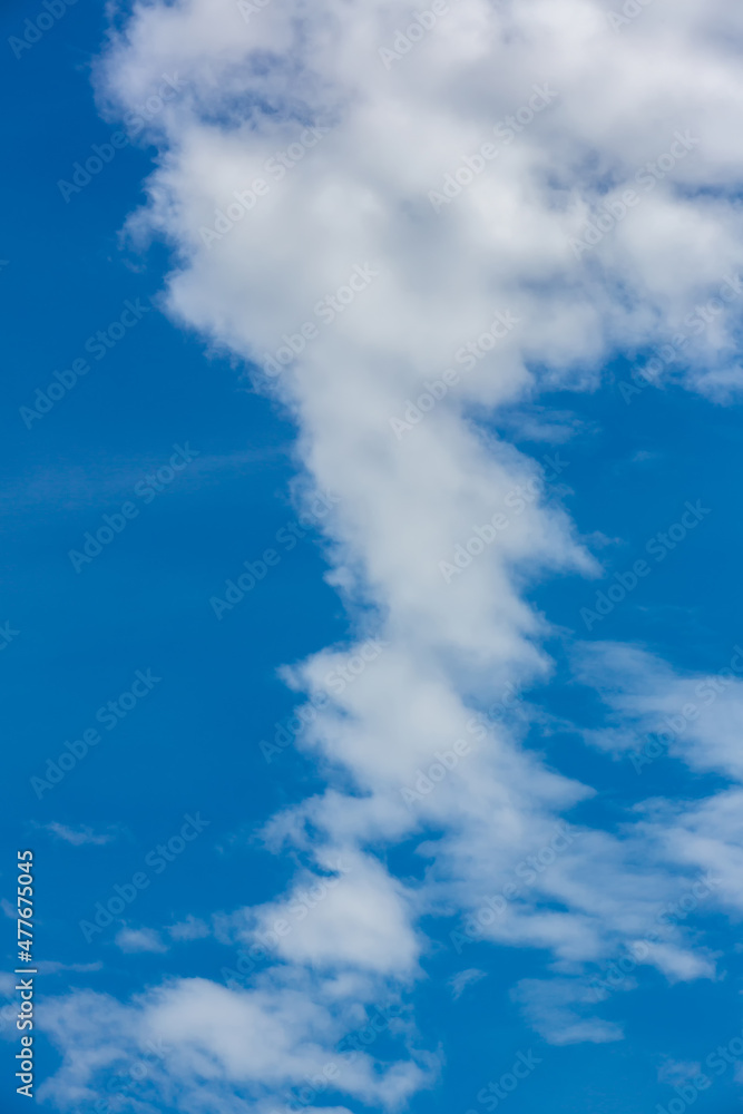 Obraz premium Blue sky with clouds background. Sky daylight. Natural sky composition.