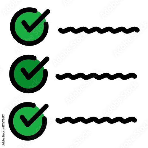 Expertise implementation icon. Outline expertise implementation vector icon color flat isolated