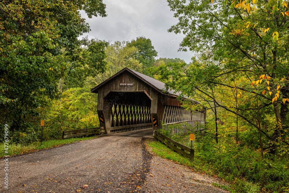 State Road Covered Bridge Ashtabula County Ohio State Road Covered Bridge Ashtabula County Ohio