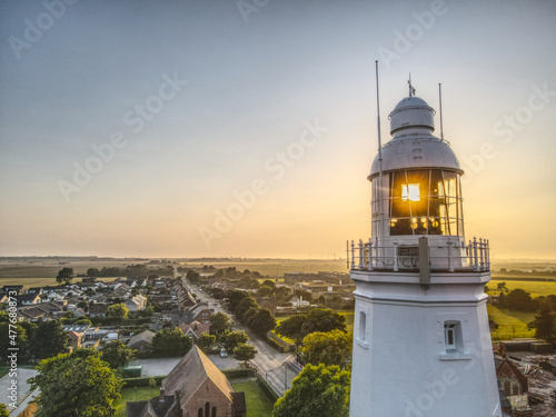 Withernsea Lighthouse sunset photo