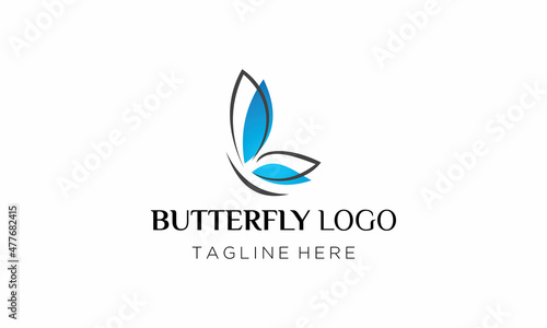 Blue morpho butterfly on black background. Vector illustration. Decorative print.