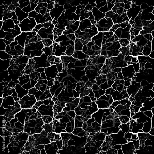 Crack seamless background. Vector illustration