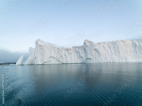 Arctic Icebergs on North Pole of to World