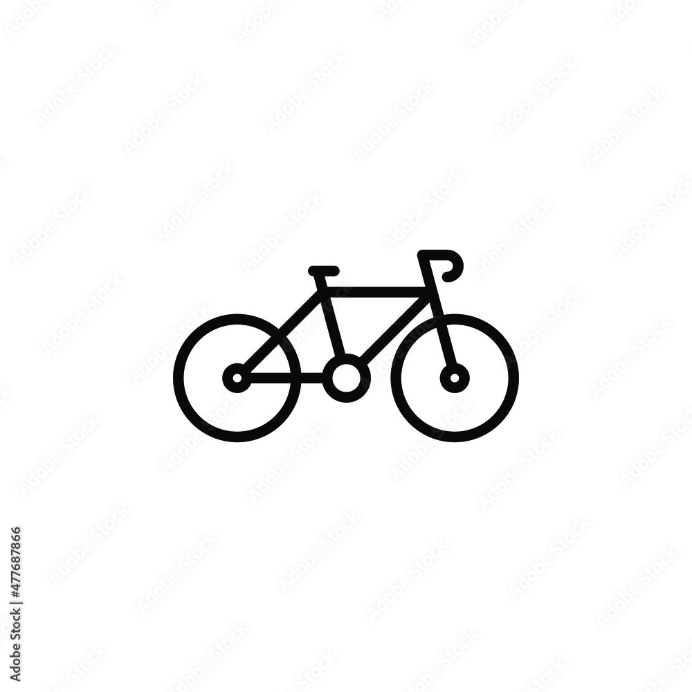 Bike, Bicycle Line Icon, Vector, Illustration, Logo Template. Suitable For Many Purposes Bike, Bicycle Line Icon, Vector, Illustration, Logo Template. Suitable For Many Purposes