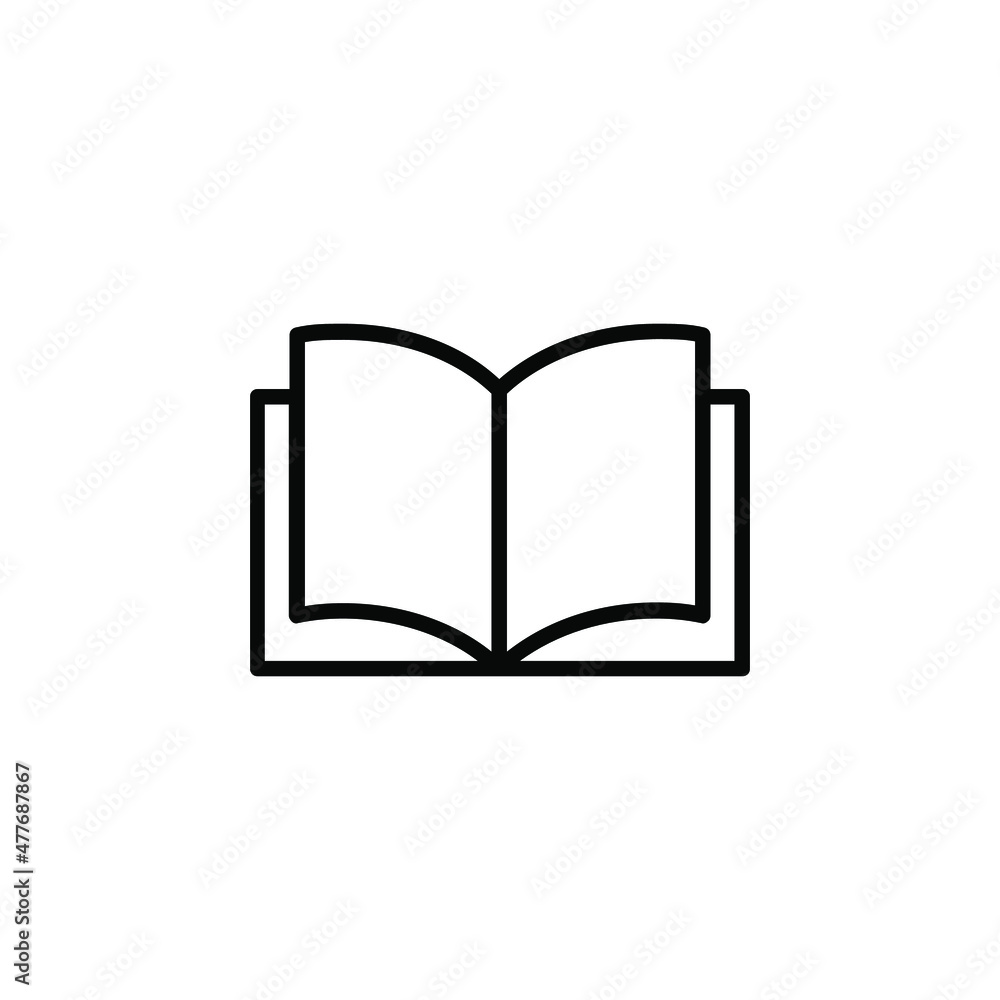 Book, Read, Library, Study Line Icon, Vector, Illustration, Logo Template. Suitable For Many Purposes Book, Read, Library, Study Line Icon, Vector, Illustration, Logo Template. Suitable For Many Purposes
