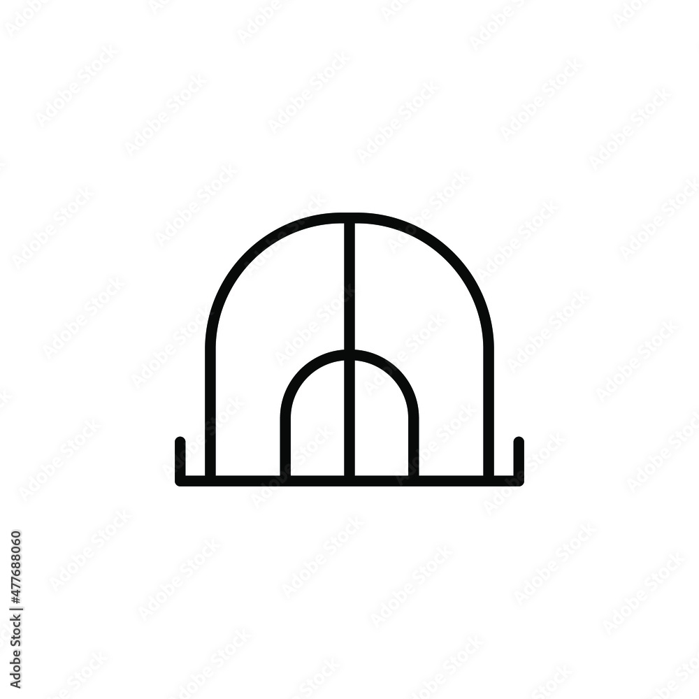 Camp, Tent, Camping, Travel Line Icon, Vector, Illustration, Logo Template. Suitable For Many Purposes Camp, Tent, Camping, Travel Line Icon, Vector, Illustration, Logo Template. Suitable For Many Purposes