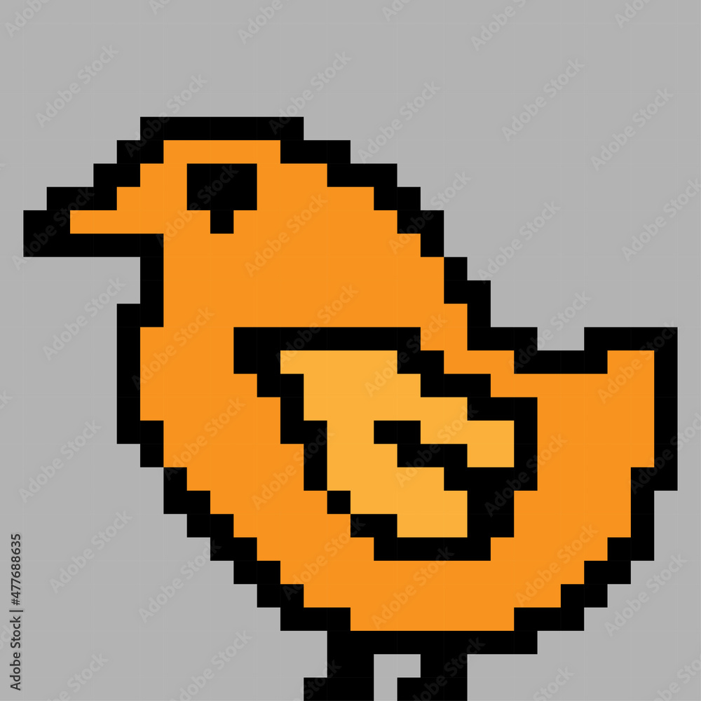 Fototapeta premium design illustration of pixel art with some various concept design