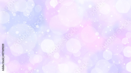 パステルカラーの円形による模様