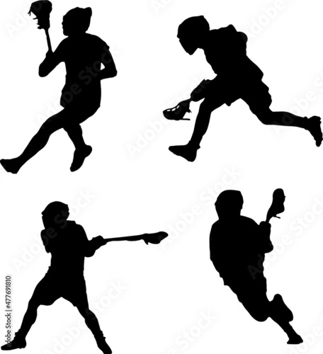 Lacrosse Silhouette Pack