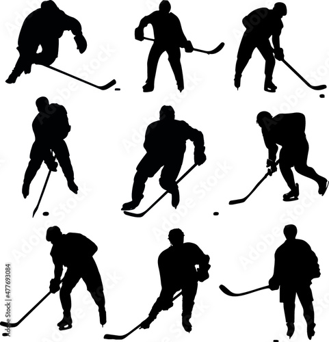 Ice Hockey Silhouette Pack
