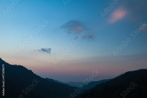 Evening Sky at Morton Overlook in the Great Smoky Mountains National Park © Jerry