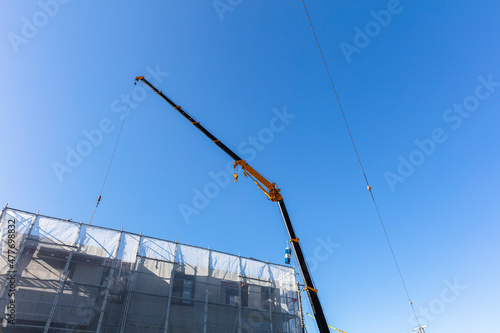 Wallpaper Mural マンションの建設現場 Torontodigital.ca