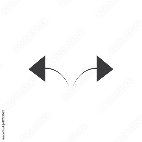 Free Download Arrow vector illustration icon Logo Template design - GFXLoad