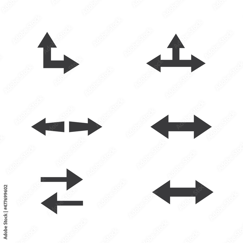 Arrow vector illustration icon Logo Template design Arrow vector illustration icon Logo Template design