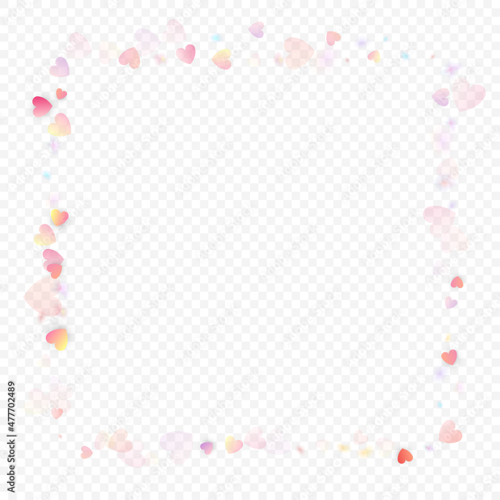 Heart love vector Valentine Pink amour symbols.