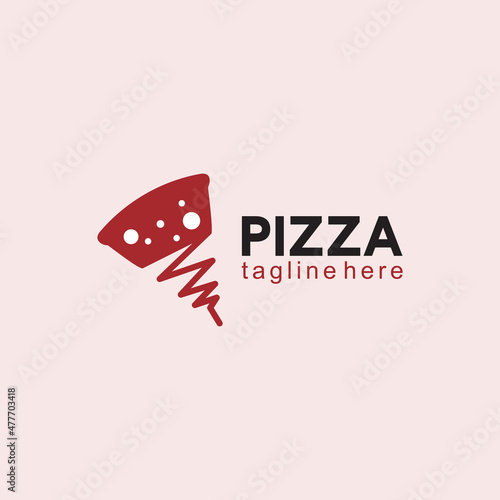 Pizzeria Logo Design Vector