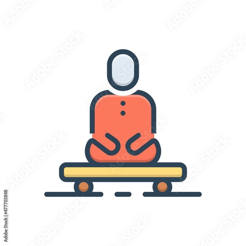 Color illustration icon for disabilities