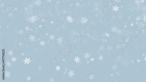 Abstract Backgrounds snow on blue backgrounds , illustration wallpaper