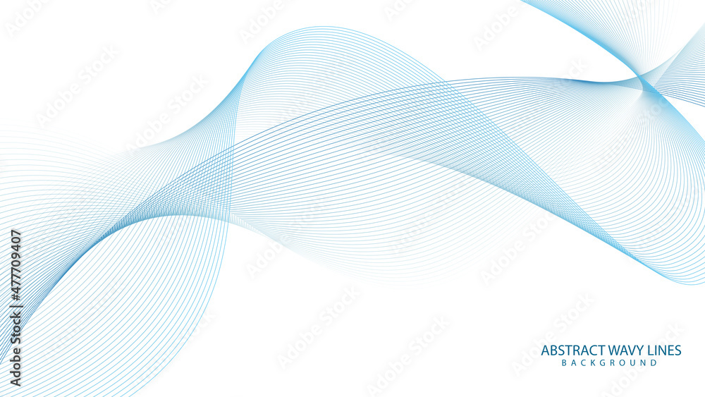 Obraz premium Abstract motion wave gradient line background