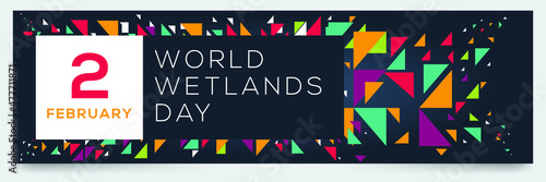 Fotografija Creative design for (World Wetlands Day), 2 February, Vector illustration