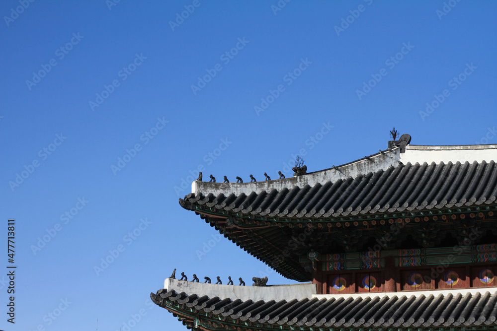 Korean traditional palace.