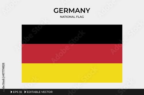 Germany National Flag Illustration