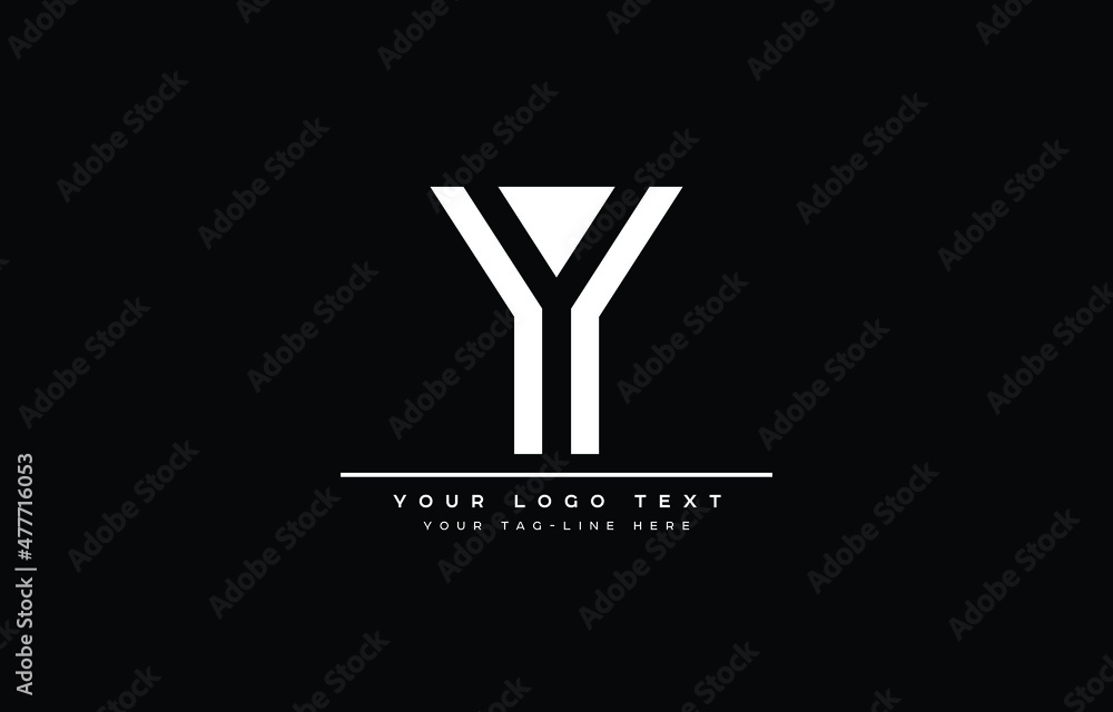 letter Y Clean and Minimal Initial Based Logo Design letter Y Clean and Minimal Initial Based Logo Design