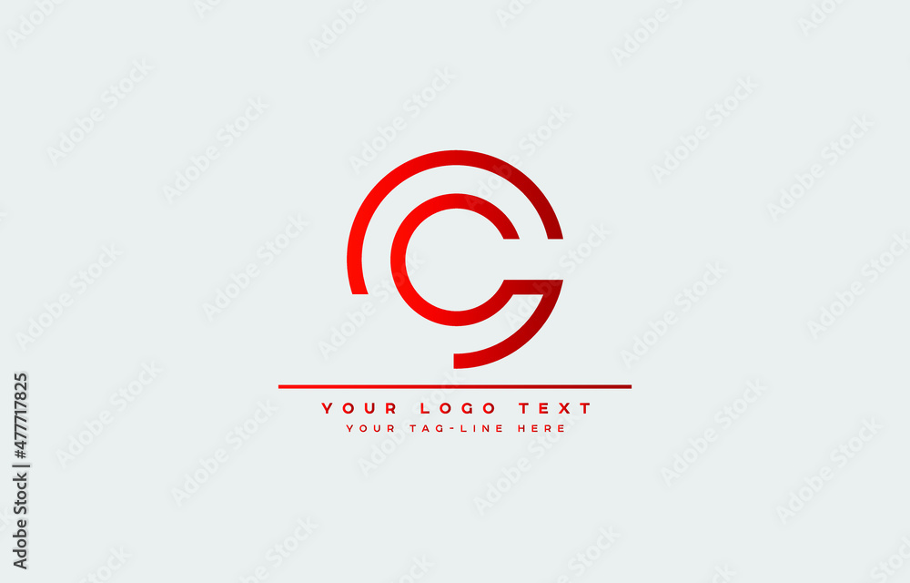 letter C Clean and Minimal Initial Based Logo Design letter C Clean and Minimal Initial Based Logo Design