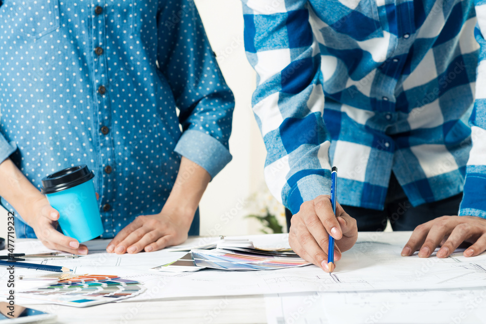 Designers Selecting Color Palette For Project Stock Photo Adobe Stock Designers Selecting Color Palette For Project Stock Photo Adobe Stock