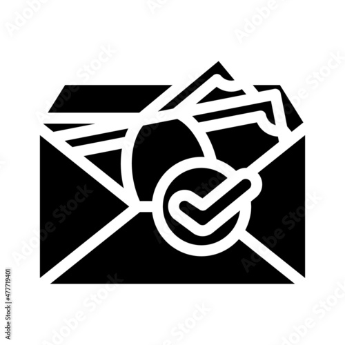 bribe compliance glyph icon vector. bribe compliance sign. isolated contour symbol black illustration