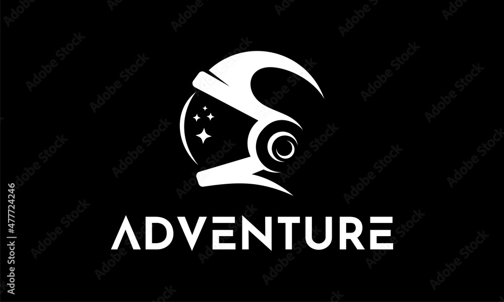 illustration vector graphic of space astronaut's head. perfect for product, film, video, tour, etc. illustration vector graphic of space astronaut's head. perfect for product, film, video, tour, etc.