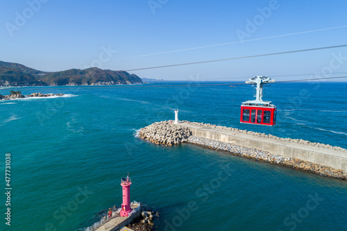 Marine cable car tourist attraction,해상케이블카 관광지
