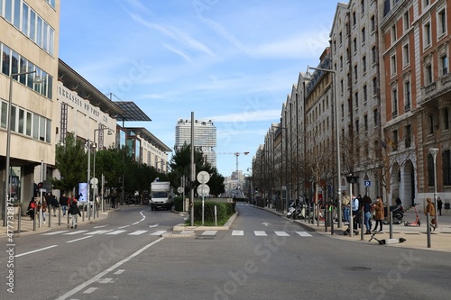 Le quai du Lazaret, ville de Marseille, département des Bouches du Rhône, France Fototapet