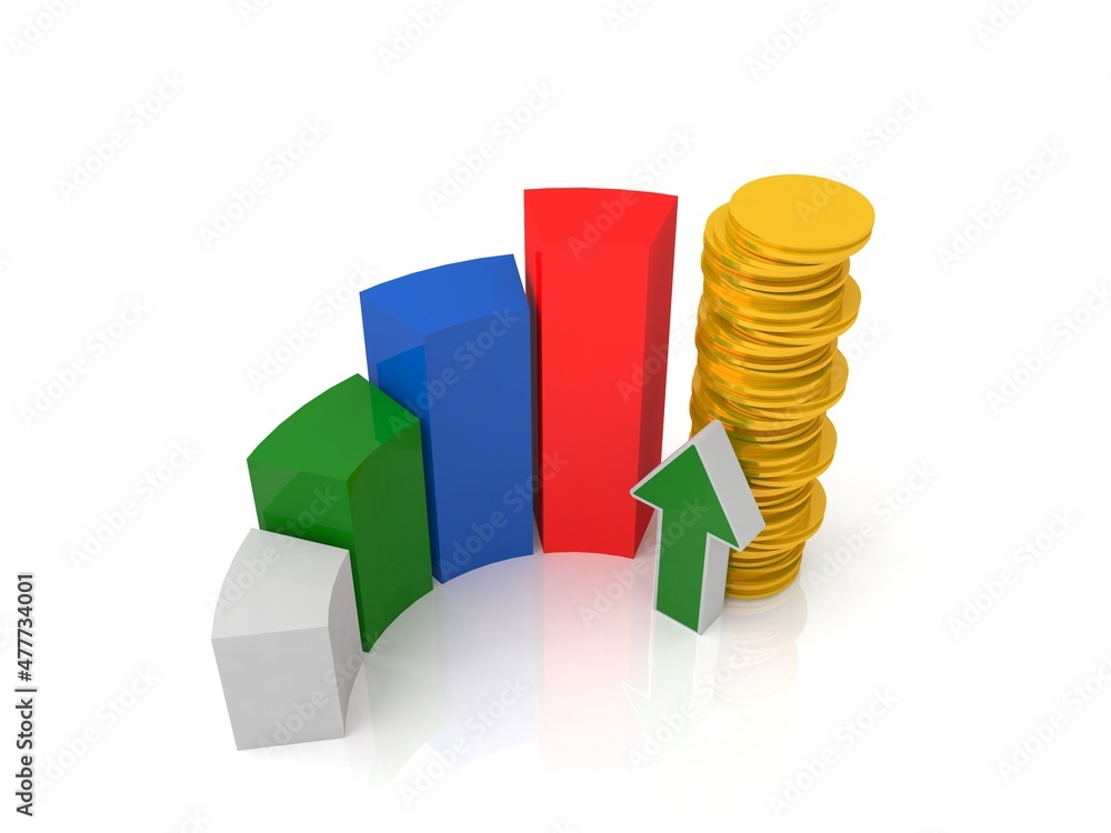 3d illustration bit coin crypto currency block chain with graph
3d illustration bit coin crypto currency block chain with graph