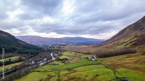 landscape in the mountains