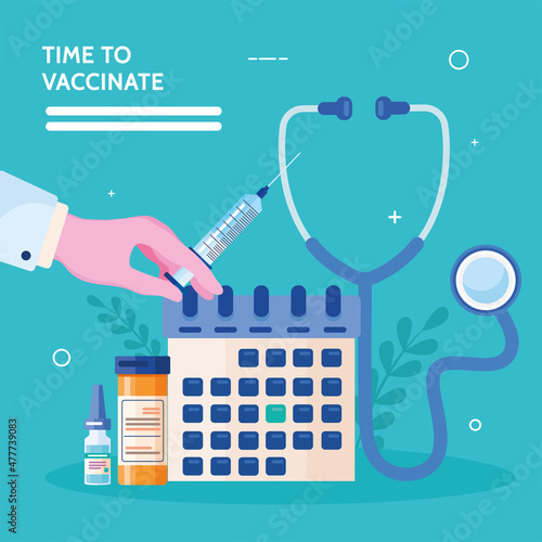 time to vaccinate card