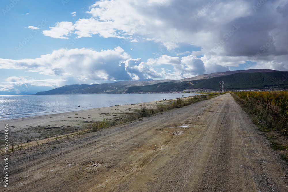 Lake Baikal in the northernmost part