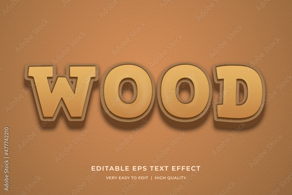 Wood Editable 3d Text Style Effect Premium Vector Wood Editable 3d Text Style Effect Premium Vector