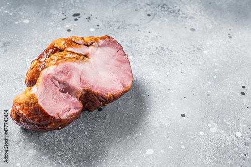 Slika na platnu Smoked gammon - pork shoulder meat