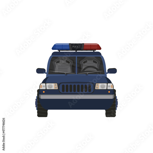 car police icon image, vector illustration design