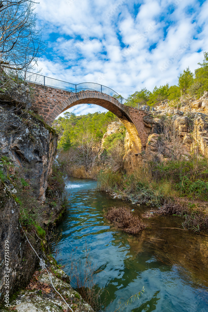 Clandras Bridge view in Usak Province of Turkey Clandras Bridge view in Usak Province of Turkey