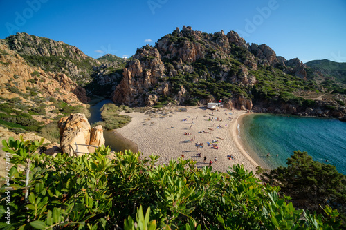 Cossi beach - Spiaggia di Cala li Cossi near Costa Paradiso, northwest of Sardinia