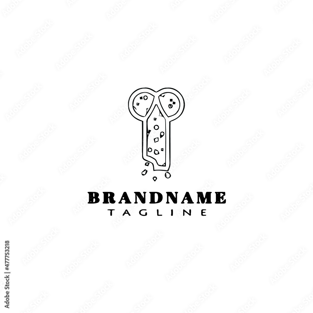dog biscuit logo cartoon icon design template black isolated vector illustration dog biscuit logo cartoon icon design template black isolated vector illustration