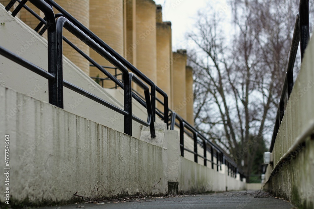 Foto Stock 1960s Brick Built British Apartemnt Buildings Derek Sharp