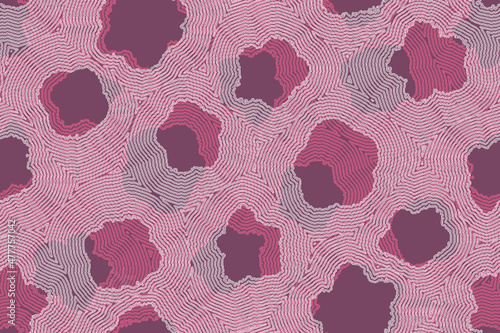 Vintage flowers seamless textile pattern