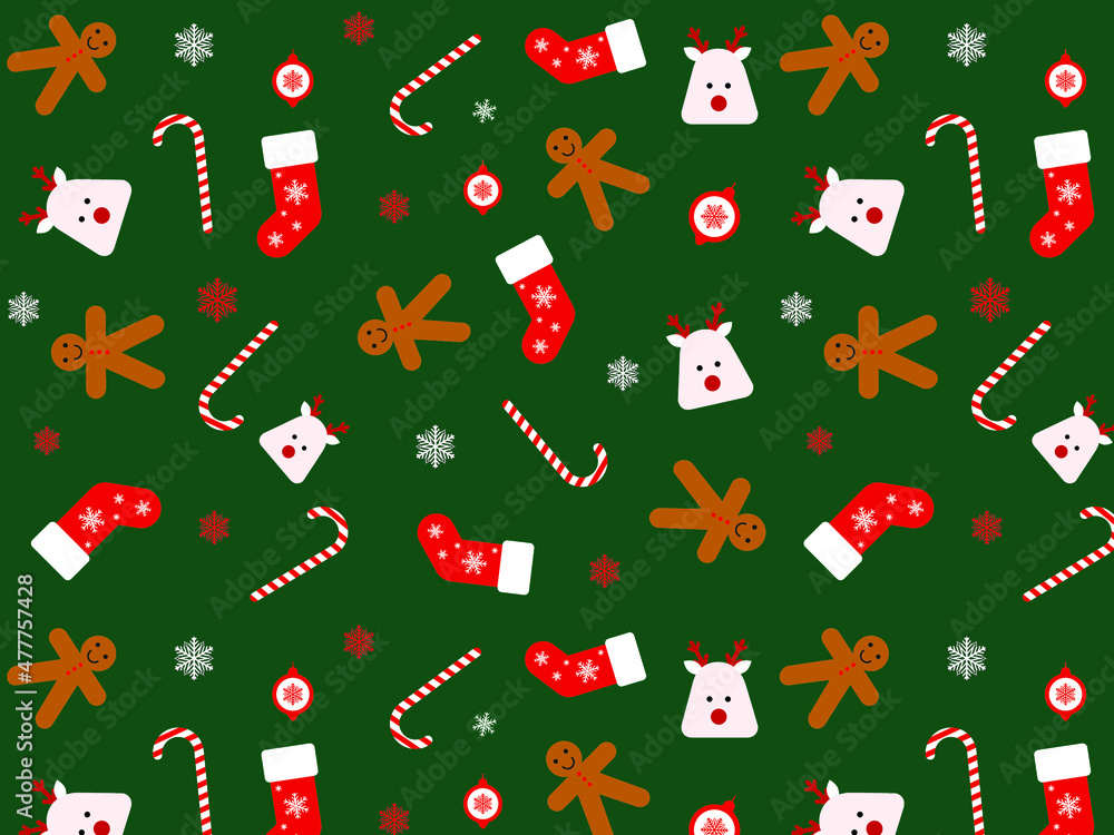 new year and christmas seamless pattern. winter holiday, party vector illustration new year and christmas seamless pattern. winter holiday, party vector illustration