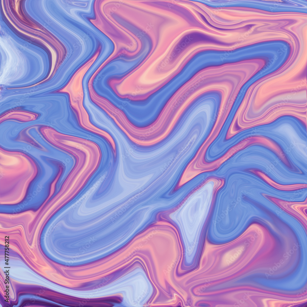Obraz premium abstract blue pink wallpaper Liquid Swirl Marble Marmer Background Pattern