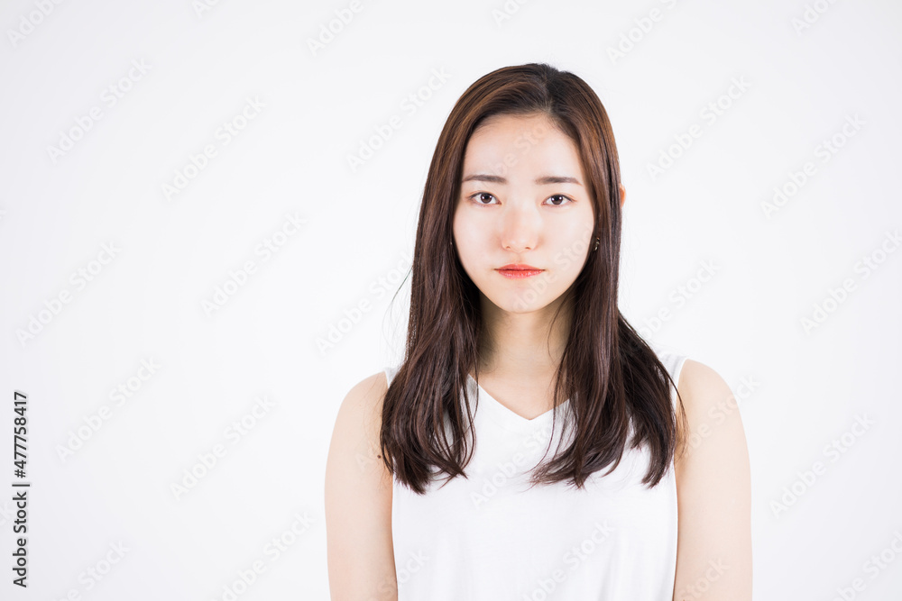 Woman in white dress Woman in white dress
