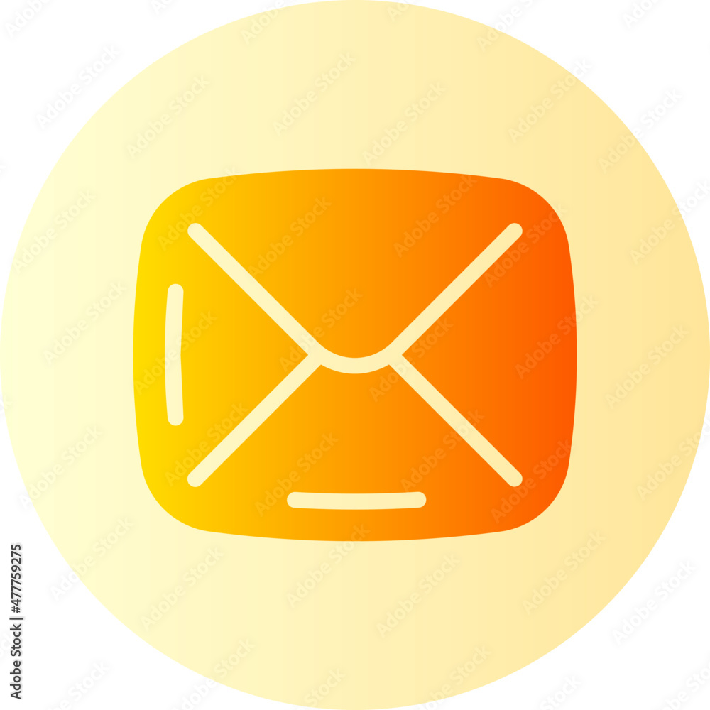 envelope gradient icon