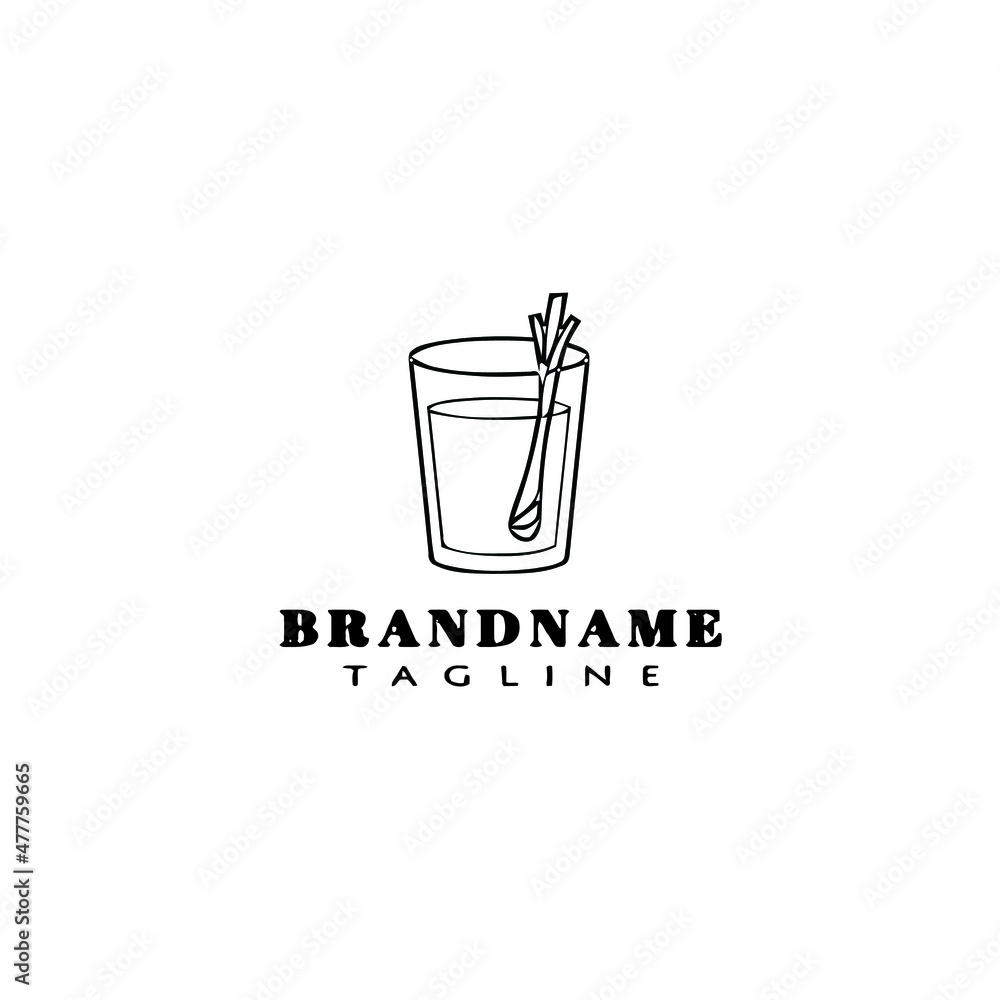 fresh drinks cartoon logo flat icon design black isolated vector illustration fresh drinks cartoon logo flat icon design black isolated vector illustration